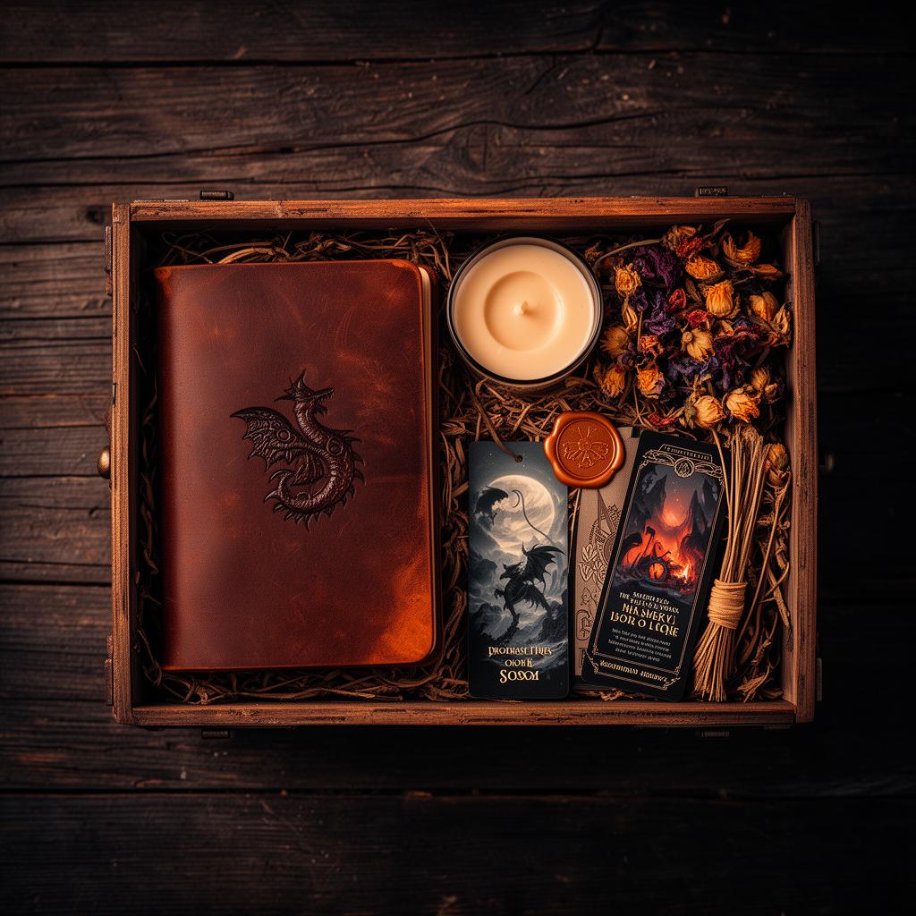 Curated bookish relic box
